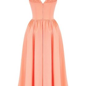 Emmelina Sorbet Cotton Corset Sundress - Image 4