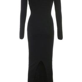 Keeya Black Knit Maxi Dress - Image 4