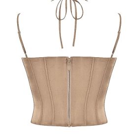 Chantelle Latte Satin Corset - Image 4