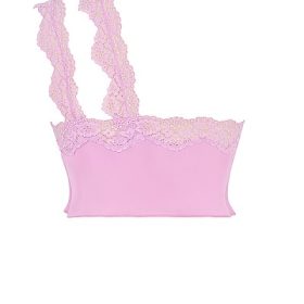 Lorena Pink Floaty Cropped Top - Image 4