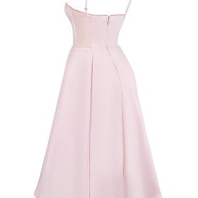 Mademoiselle Ballerina Pink Midi Dress - Image 3