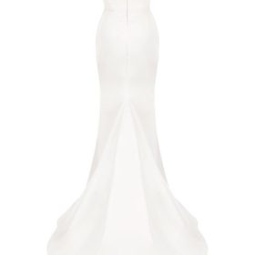 Delphine Ivory Draped Corset Bridal Gown - Limited Edition - Image 4