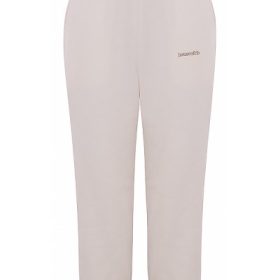 Sky Off White Fleece Back Jogging Trousers - Image 2