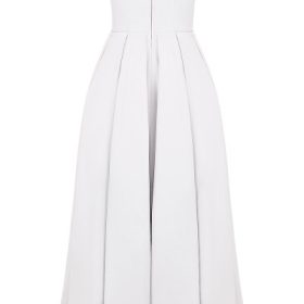 Audrey White Strapless Midi Sundress - Image 4