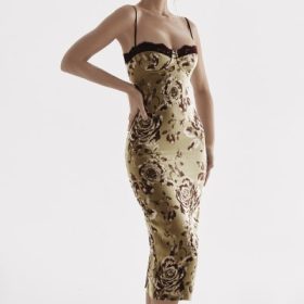Cassia Floral Print Midi Dress - Image 11