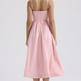 Lolita Rose Pink Cotton Corset Sundress - Image 12