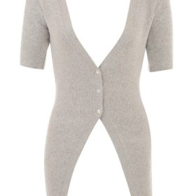 Opal Oatmeal Ribbed Knit Cardigan - Image 2
