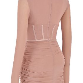 Adanna Blush Corset Mini Dress - Image 3