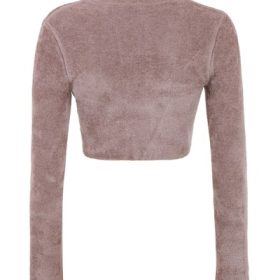 Suri Rose Chenille Cropped Top - Image 4