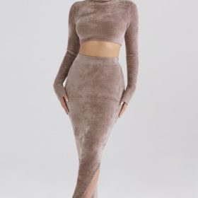 Suri Rose Chenille Cropped Top - Image 7