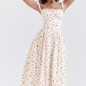 Tatiana Rose Print Midi Sundress - Image 5