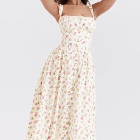 Tatiana Rose Print Midi Sundress - Image 8
