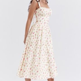 Tatiana Rose Print Midi Sundress - Image 13