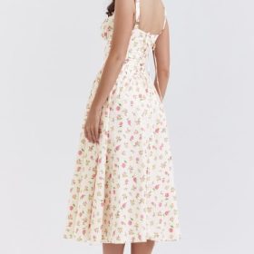 Tatiana Rose Print Midi Sundress - Image 14