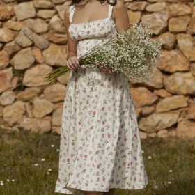 Tatiana Rose Print Midi Sundress - Image 16