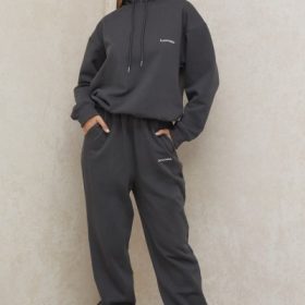 Halo Charcoal Oversized Hoodie - Image 10