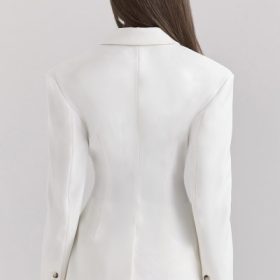Hudson White Hourglass Blazer