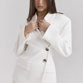 Hudson White Hourglass Blazer - Image 5