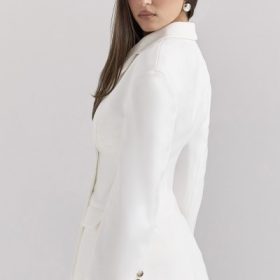 Hudson White Hourglass Blazer - Image 10