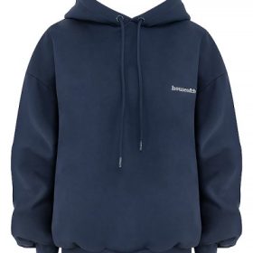Halo Navy Oversized Hoodie - Image 2