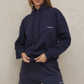 Halo Navy Oversized Hoodie - Image 5
