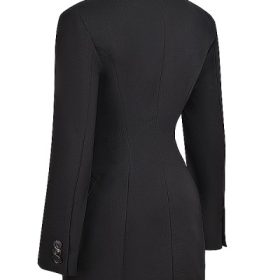 Amia Black Blazer Mini Dress - Image 3
