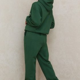 Sky Green Fleece Back Jogging Trousers - Image 13