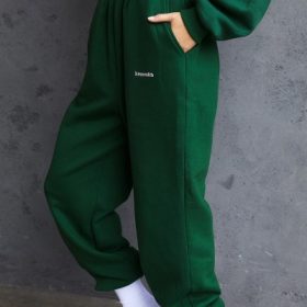 Sky Green Fleece Back Jogging Trousers - Image 15