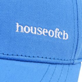 Devon Blue Buckle Back Baseball Cap - Image 4