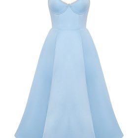 Mademoiselle Cinderella Blue Tulle Midi Dress - Image 2