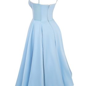Mademoiselle Cinderella Blue Tulle Midi Dress - Image 3