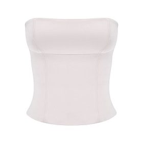 Angelica Crystal Satin Strapless Corset - Image 2