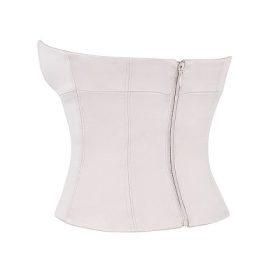 Angelica Crystal Satin Strapless Corset - Image 3