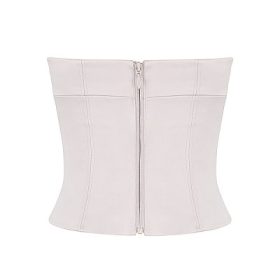 Angelica Crystal Satin Strapless Corset - Image 4