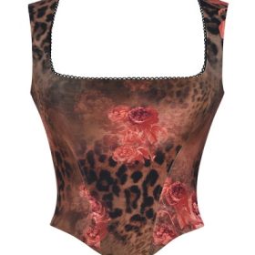Kalina Floral Printed Corset - Image 2