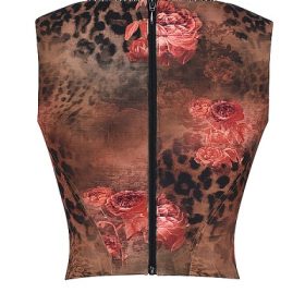 Kalina Floral Printed Corset - Image 4