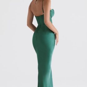 Charmaine Forest Corset Maxi Dress - Image 9
