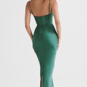 Charmaine Forest Corset Maxi Dress - Image 10