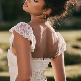 Kaia Ivory A-Line Mini Dress - Image 15