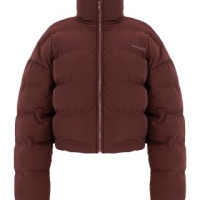 Hero Chocolate Oversized C Shape Puffer Jacket - Image 2