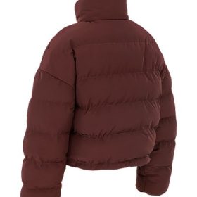 Hero Chocolate Oversized C Shape Puffer Jacket - Image 3