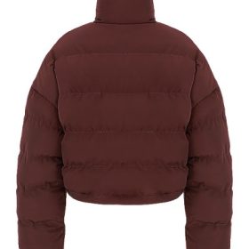 Hero Chocolate Oversized C Shape Puffer Jacket - Image 4