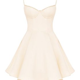 Minimoiselle Vintage Cream Tulle Mini Dress - Image 2