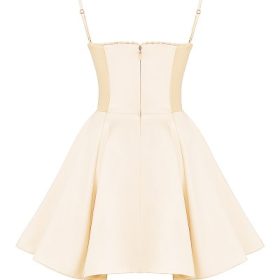 Minimoiselle Vintage Cream Tulle Mini Dress - Image 4