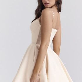 Minimoiselle Vintage Cream Tulle Mini Dress - Image 11
