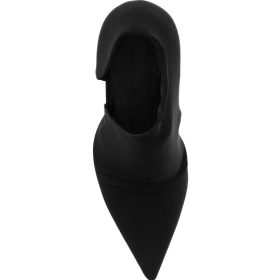 Honor Black Sueded Cut Out Heels - Image 4