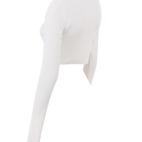 Eloise Ivory Cropped Cardigan - Image 3