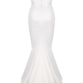 Ines Ivory Strapless Corset Bridal Gown - Limited Edition - Image 4