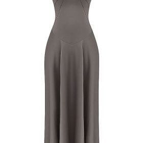 Anabella Smoke Lace Up Maxi Dress - Image 2