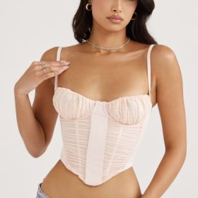 Rochelle Peony Gathered Corset - Image 5